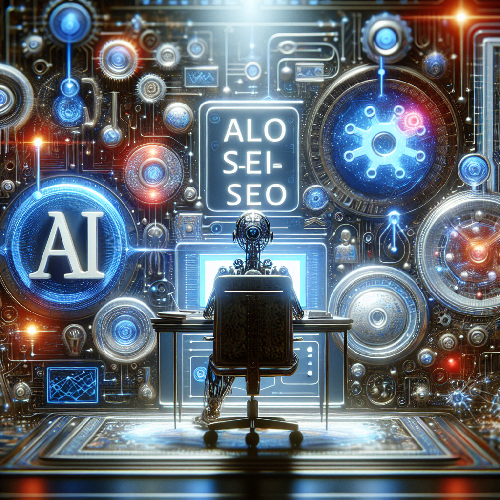 Ilustração para artigo sobre: ai seo strategy. Estilo editorial, profissional, sem texto na imagem.